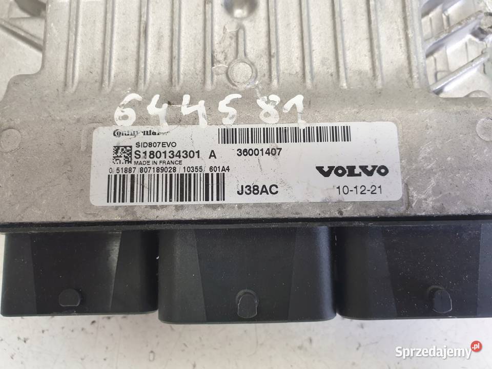 Volvo S40 II V50 16 D2 STEROWNIK SILNIKA lubelskie Chełm