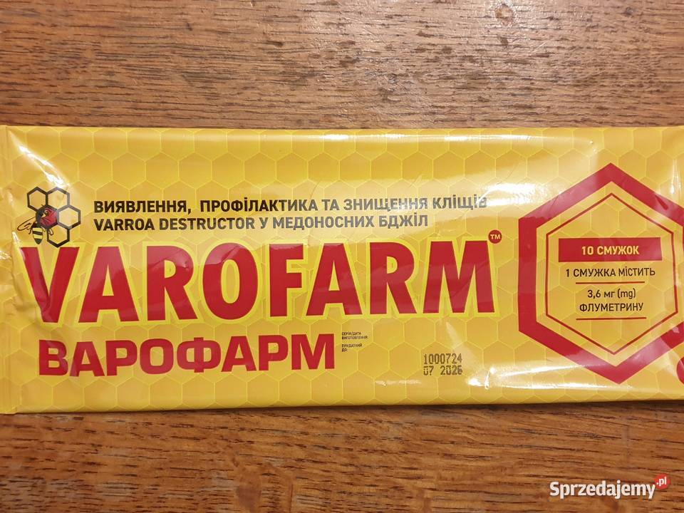 Paski na warroze Varofarm Przemyśl sprzedam