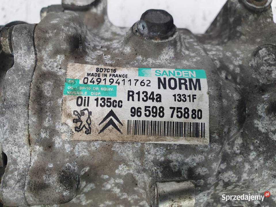 SPRĘŻARKA KLIMATYZACJI Citroen C4 Picasso 18 16V osobowe