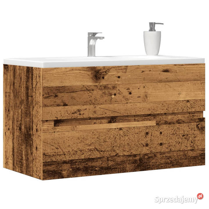 Szafka pod umywalkę stare drewno 90x385x45 Warszawa