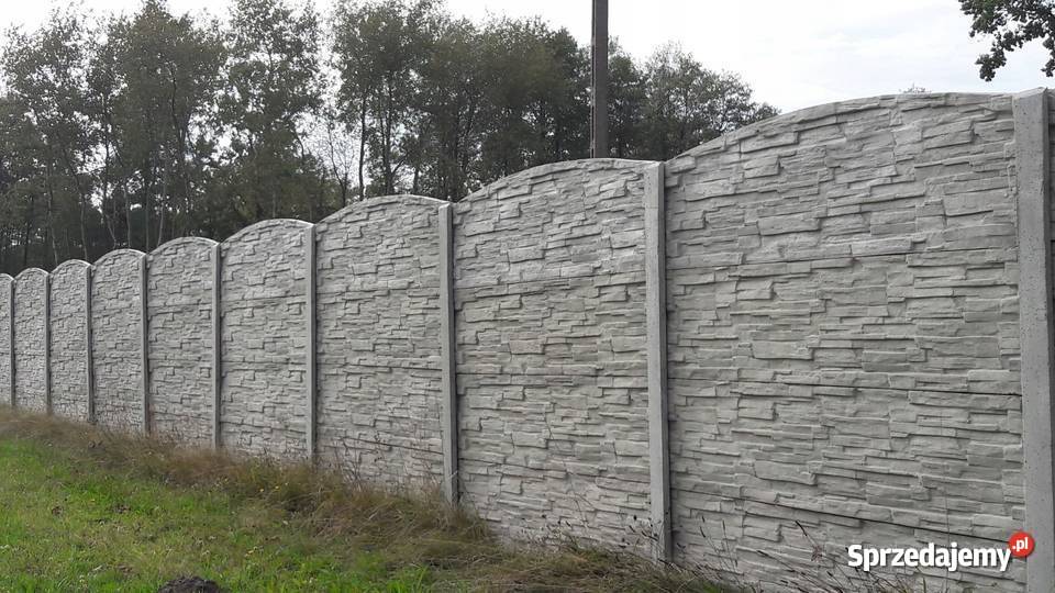 Ogrodzenia betonowe płoty płyty Grabiny sprzedam