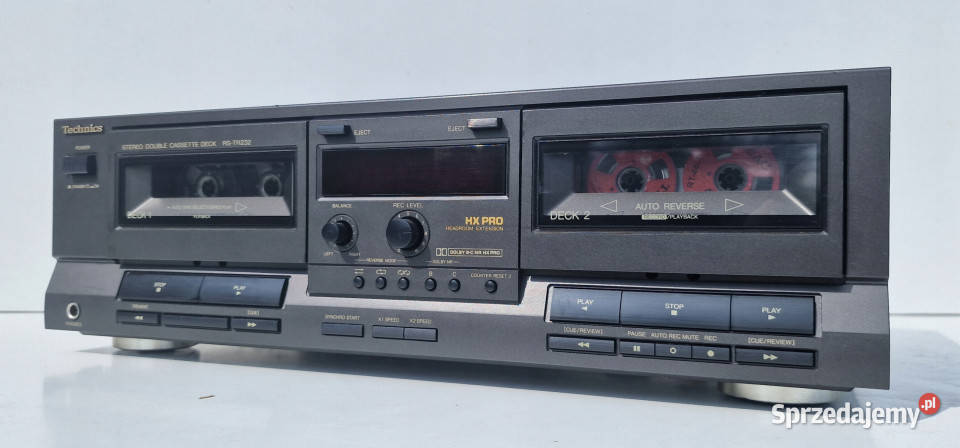 Technics magnetofon dwukasetowy RSTR232 RS TR Międzychód
