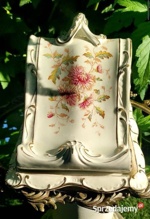 Prawdziwy Unikat Antyczna PorcelanowaBarokowa Porcelana i szkło łódzkie Pabianice sprzedam