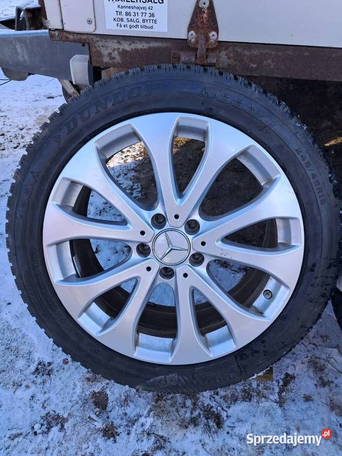 Koła Mercedes 5x112 24545R18 ET43 opony Dunlop Toruń