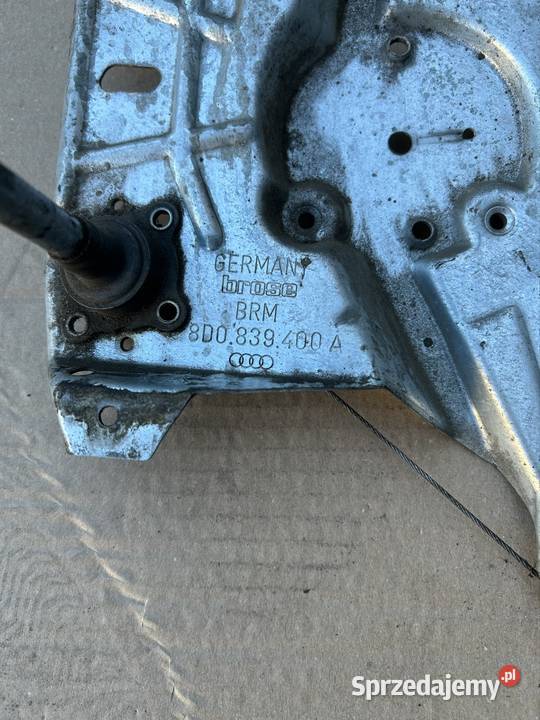 Podnośnik szyby prawy tył Audi a4 b5 8d0839400a Bydgoszcz