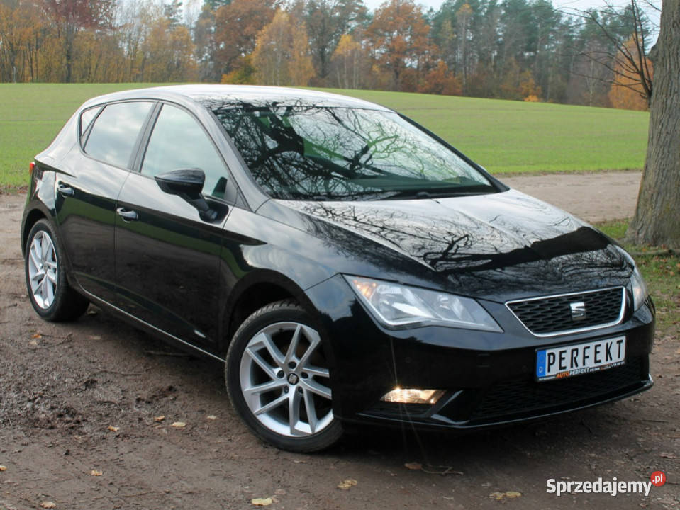 Seat Leon 16 TDI 105 Klimatronik TELEFON Rok produkcji 2015 pomorskie Zielenin