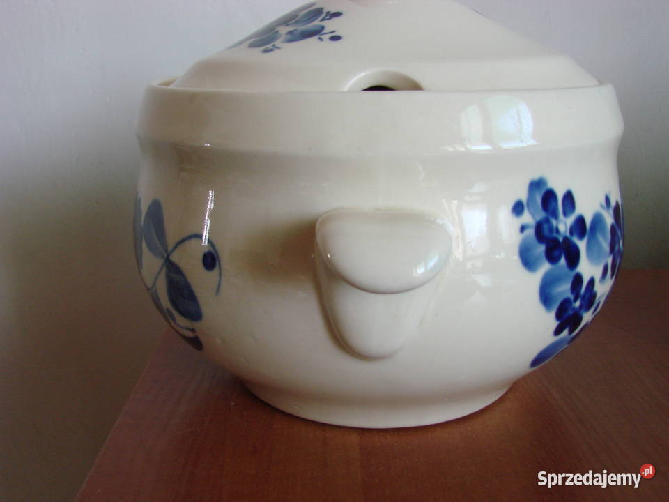 Włocławek fajansowa waza PRL pomorskie