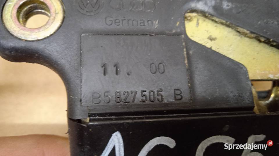AUDI A6 C5 FL SEDAN ZAMEK KLAPY TYŁ B5827505B wielkopolskie Zbierkowo