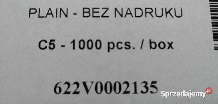 Koperty kurierskie przylgi kangurki C5 Warszawa