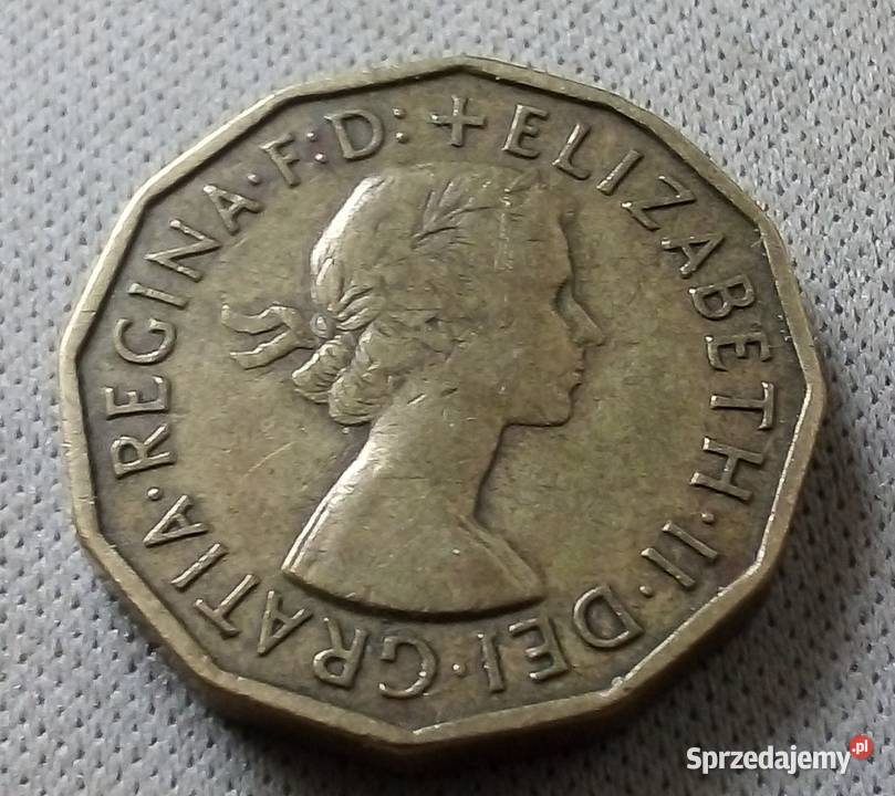 WIELKA BRYTANIATHREE PENCE1956 r Legionowo