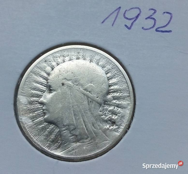 POLSKA2 1932 r SREBRO 750 GŁOWA KOBIETY mazowieckie Legionowo sprzedam