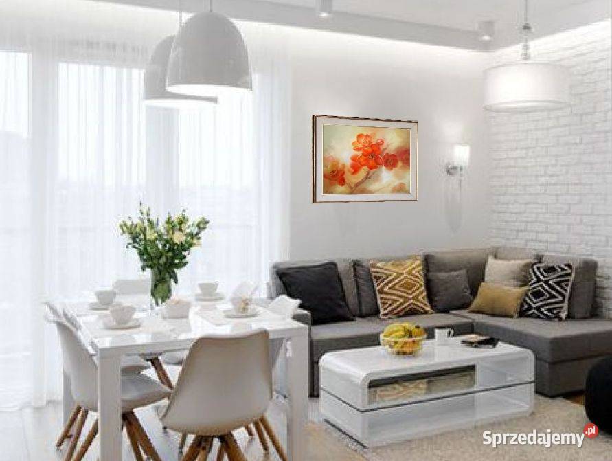 Gałązka Pigwy Impresja ręcznie malowolejny Nowy Sącz sprzedam