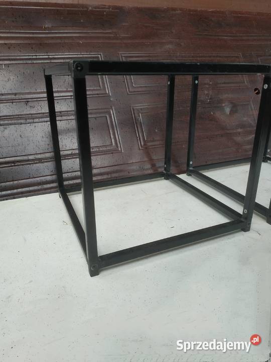 Ramki podnóżek czarne siedzisko kwietnik pufa Warszawa