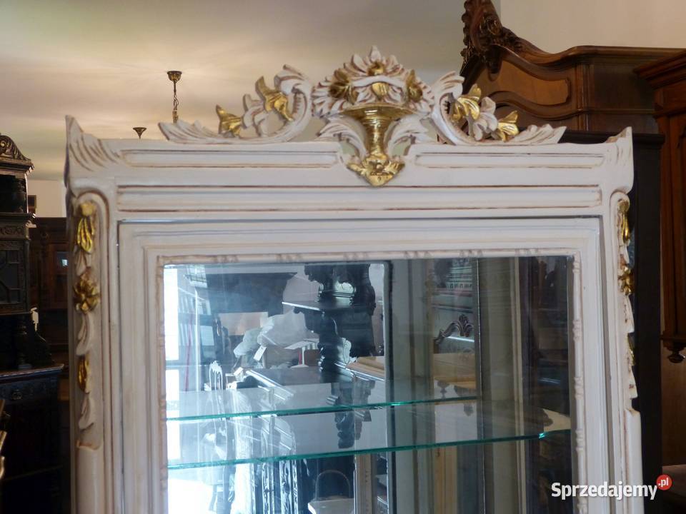 Witryna ludwikowska ecru sklep Dąbrowa Górnicza Meble