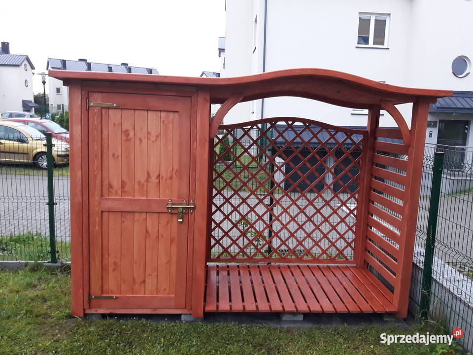 Drewutnia dach fala 2 x 11m narzędziówka 1 x 11m Kalety