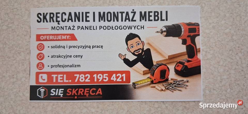 Skręcanie I montaż mebli Montaż paneli