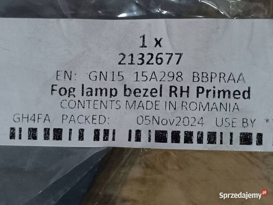 FORD ECOSPORT 17 KRATKA HALOGENU PRAWY PRZÓD wielkopolskie