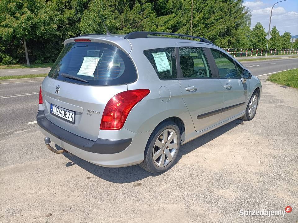 PEUGEOT 308 SW SUPER STAN 16 eHDI Klimatyzacja światła przeciwmgielne Dzierżoniów
