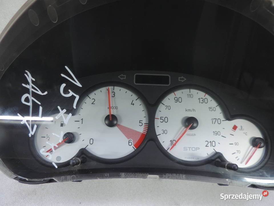LICZNIK ZEGARY PEUGEOT 206 14 HDI FL 9659729080 Części Nowy Sącz