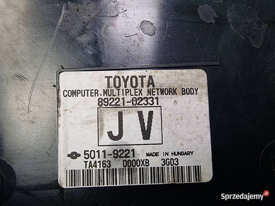 MODUŁ TOYOTA AURIS II 63583366 Lipno