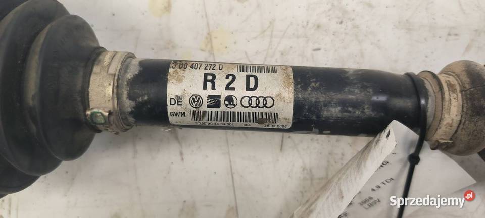 PÓŁOŚ PRAWA PRZÓD VOLKSWAGEN PHAETON LONG Lipno