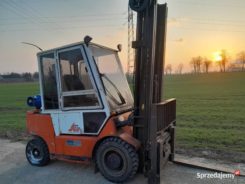 wózek widłowy Dantruck 4500 udźwigu mazowieckie Płock sprzedam