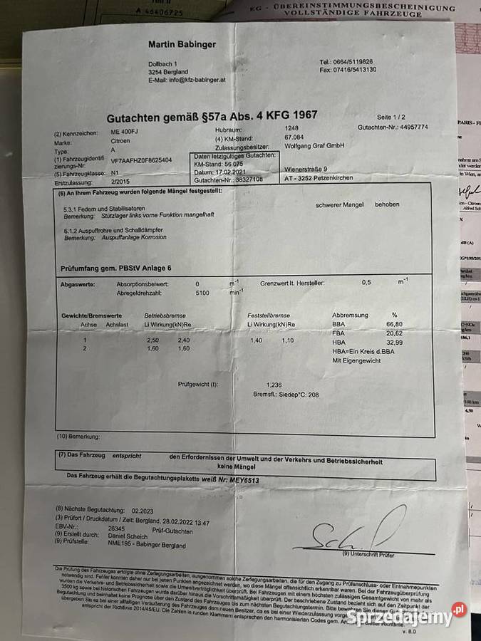 Klima 60 13 diesel Austria 1Wł serwis Tarnów