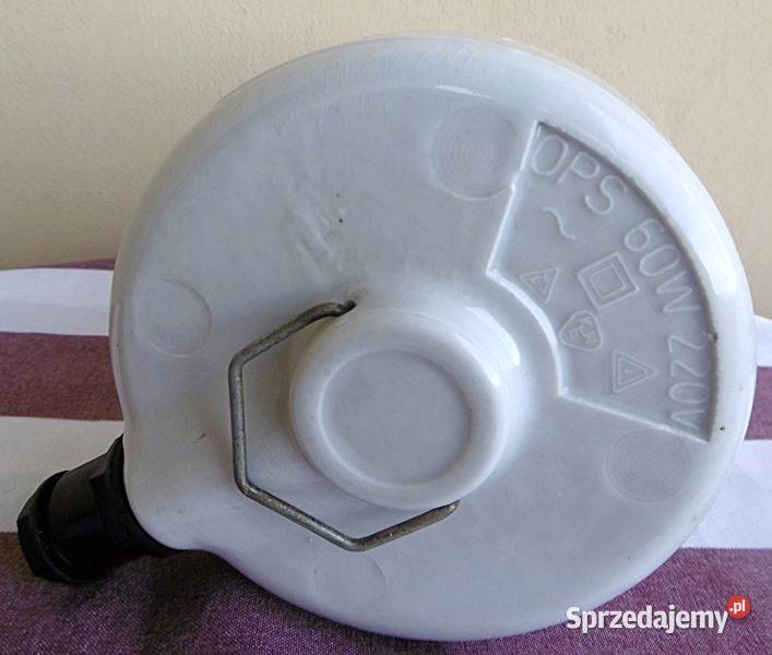 Lampa hermetyczna wisząca z matowym kloszem E 27 Ostrów Wielkopolski