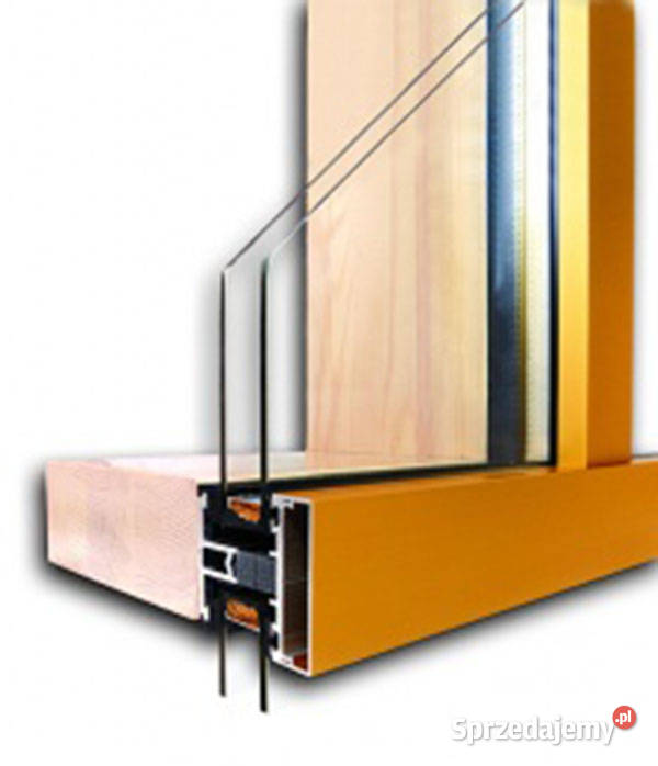 Okna i drzwi aluminiowodrewniane Siedlce sprzedam