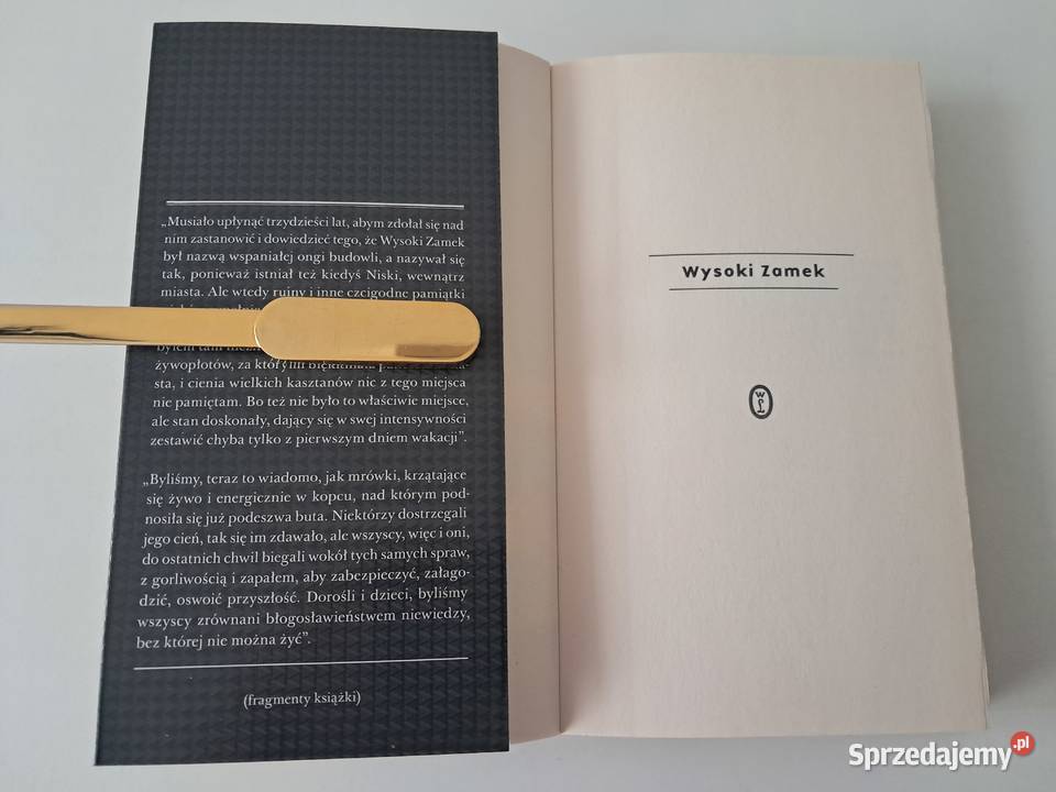 Książka Wysoki zamek S Lem do sprzedania małopolskie Kraków