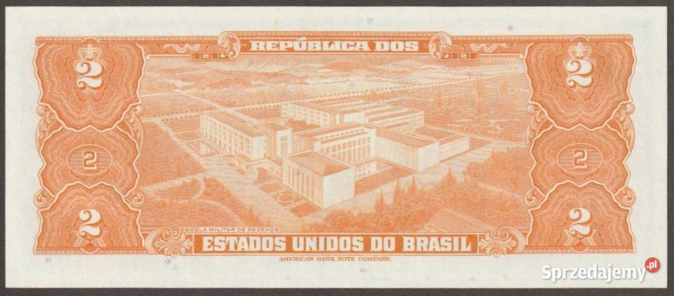 BRAZYLIA 2 CRUZEIROS 1956 CAXIAS STAN BANKOWY Łódź