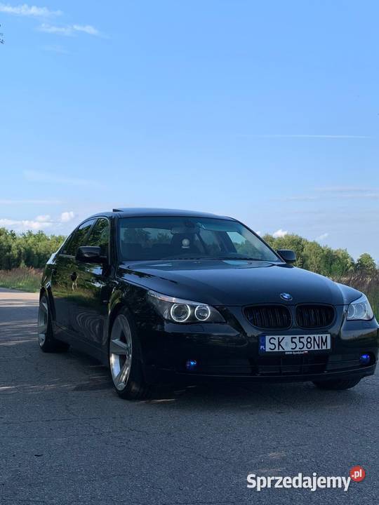 BMW e60 25 LPG r6 bixenon navi skóra szyberdach serwisowany w ASO BMW śląskie Zawiercie
