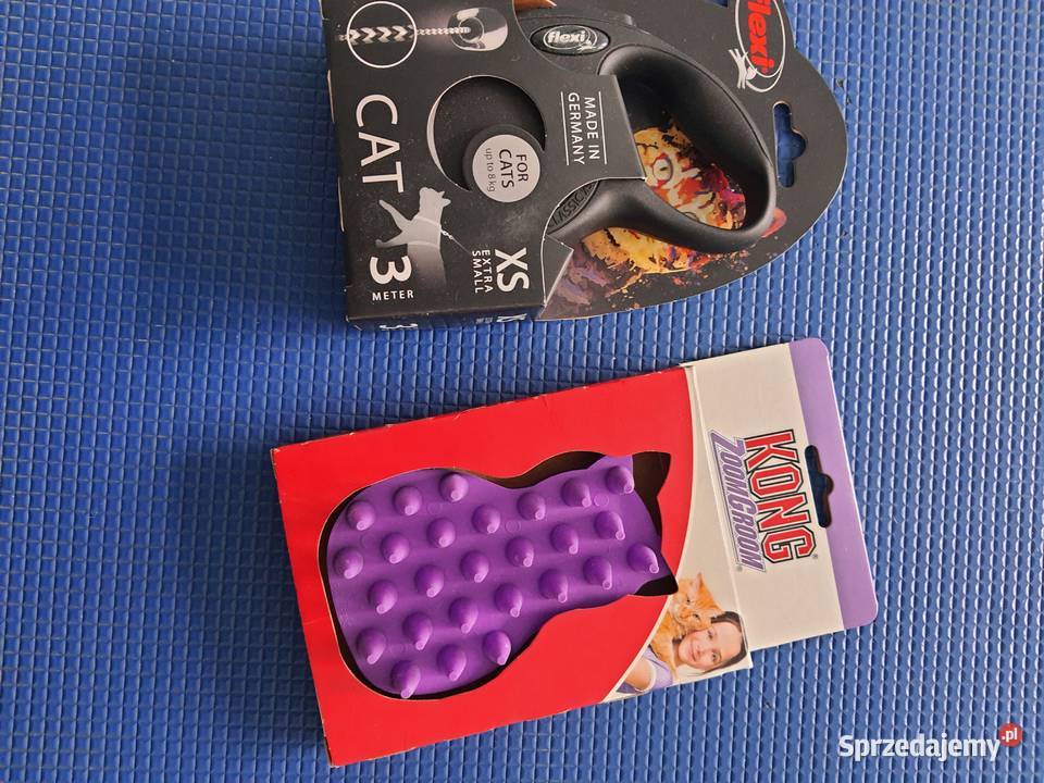 Smycz automatyczna flexi kota szczotka Piaseczno