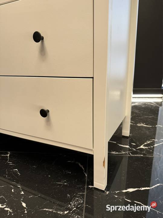 Komoda Ikea koppang biała szafa sześć szuflad Gdynia