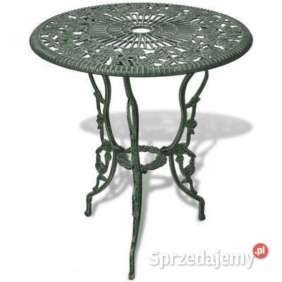 vidaXL 3cz zestaw mebli bistro ze stopu