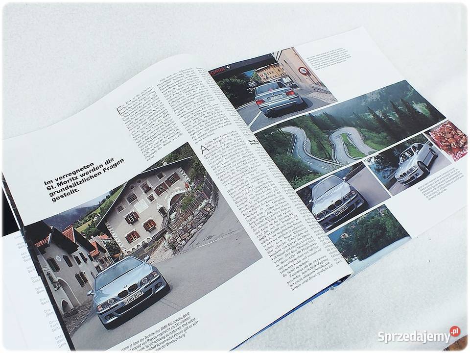 BMW M5 Limousine E39 Książka Album Prospekt z miękka Żary