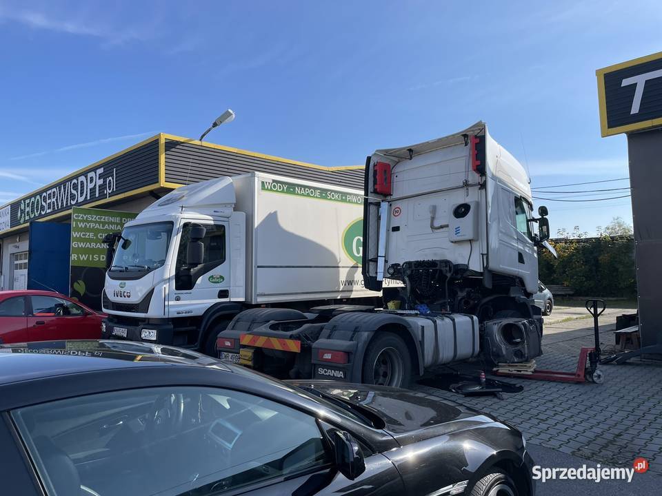 Truck DPF euro 6 czyszczenie filtrów bez użycia małopolskie Rabka-Zdrój serwis