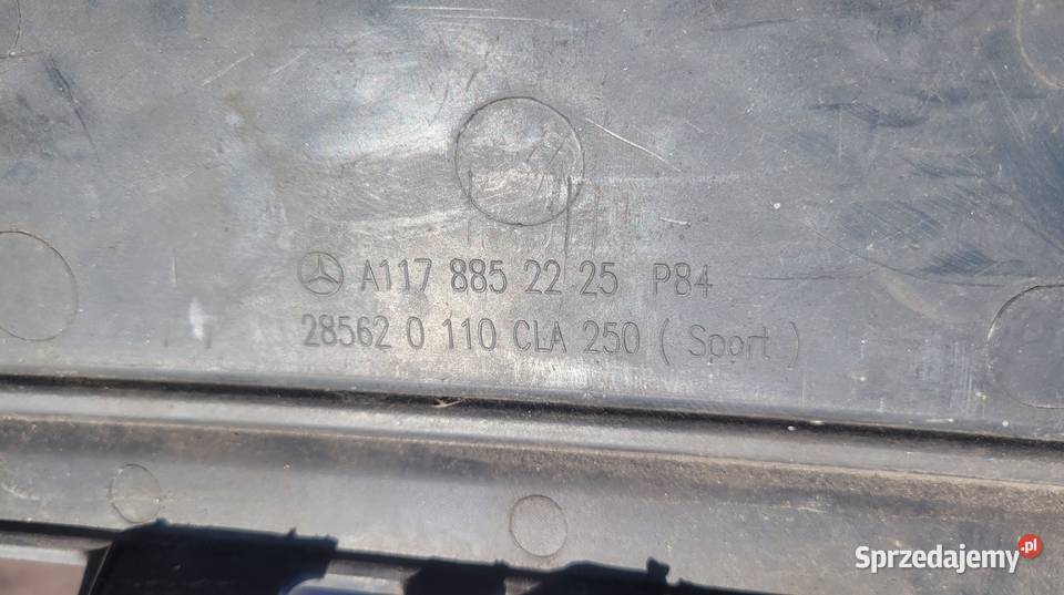 MERCEDES CLA W117 DOKŁADKA DYFUZOR HOKEJ Ruda Śląska