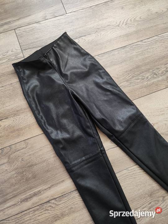 HM Legginsy damskie Imitacja skóry 34 Jasło
