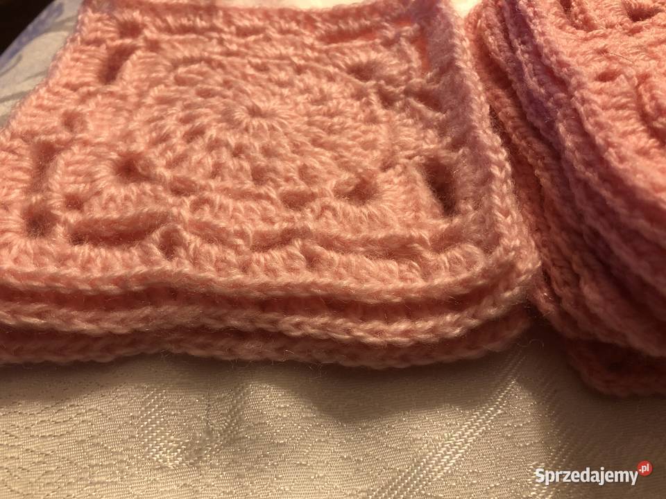 kwadrat babuni na szydełku NOWEna Poduszki dekoracyjne mazowieckie Zegrze