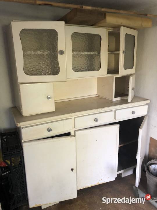 Stary kredens późne rokokoko Meble Dzierżoniów