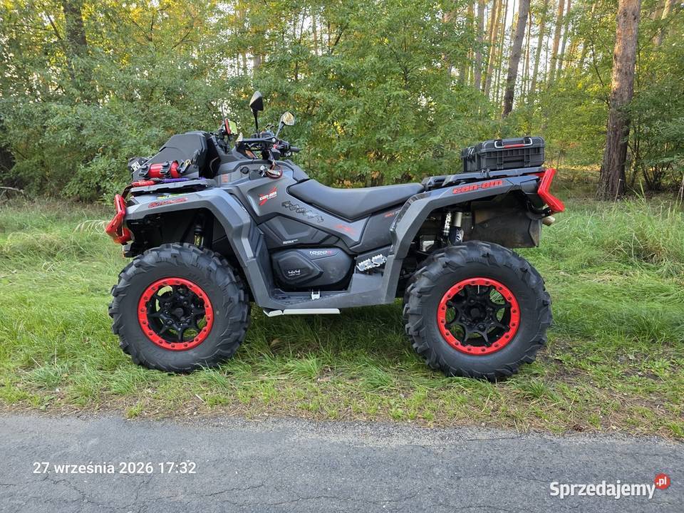 Can am Outlander 1000 XTP Amortyzatory Fox Rok produkcji 2024 lubuskie Szlichtyngowa