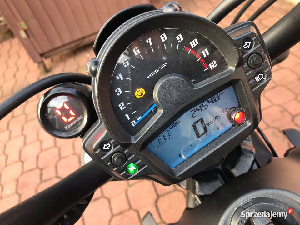 Kawasaki Vulcan S 650 kufry licznik biegów śląskie