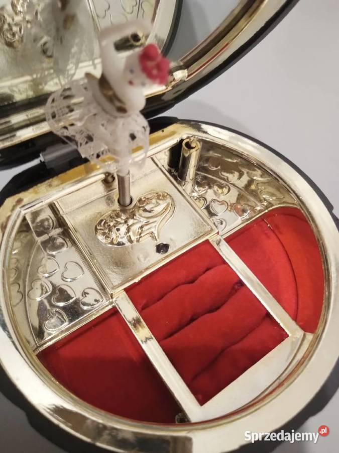 Szkatułka ozdobna na biżuterię vintage