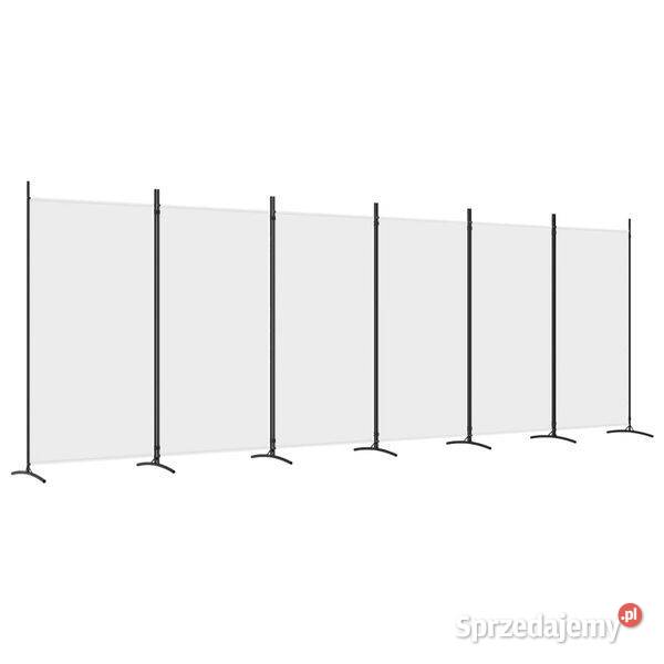 vidaXL Parawan 6panelowy biały 520x180 SKU350270