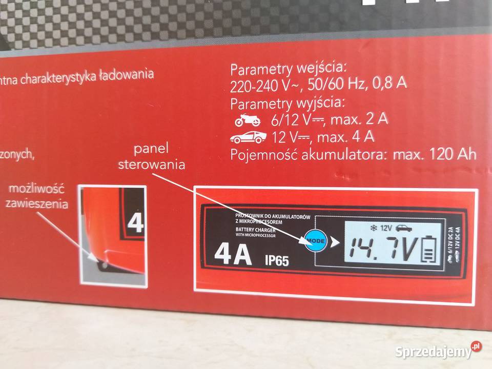 NAJTANIEJ Prostownik z Mikroprocesorem 4A Tester śląskie