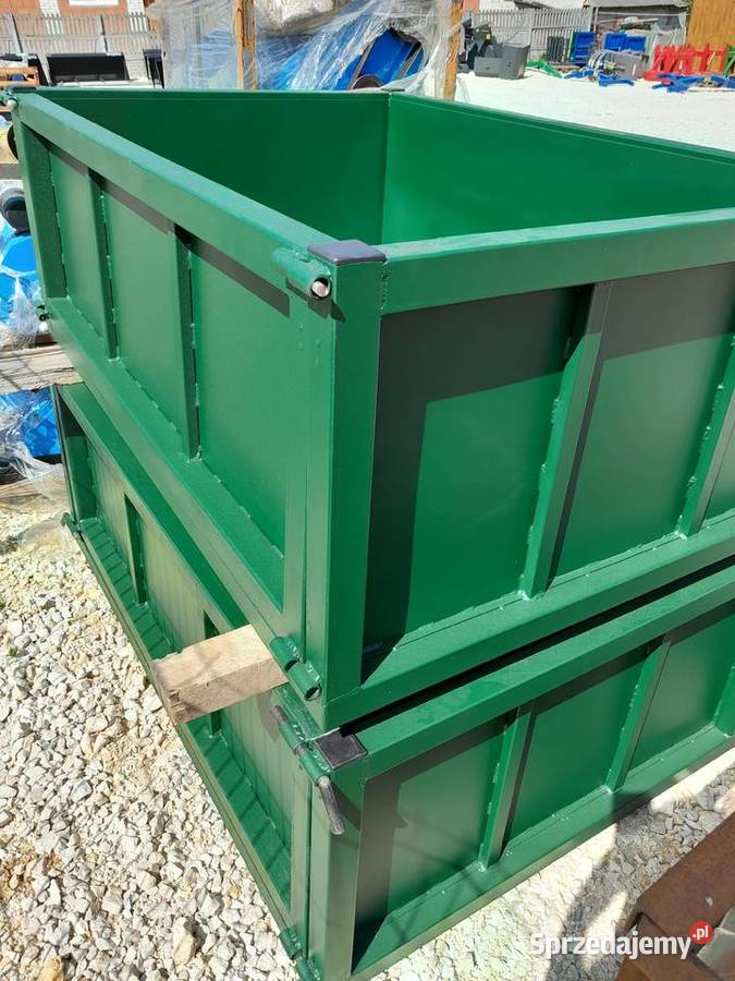 Skrzynia transportowa załadunkowa na tył nieuszkodzony