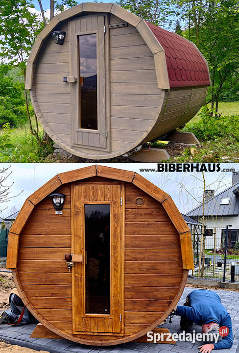 SAUNA Ogrodowa 250 BECZKA 500L Akcesoria Sauny Nowy Targ