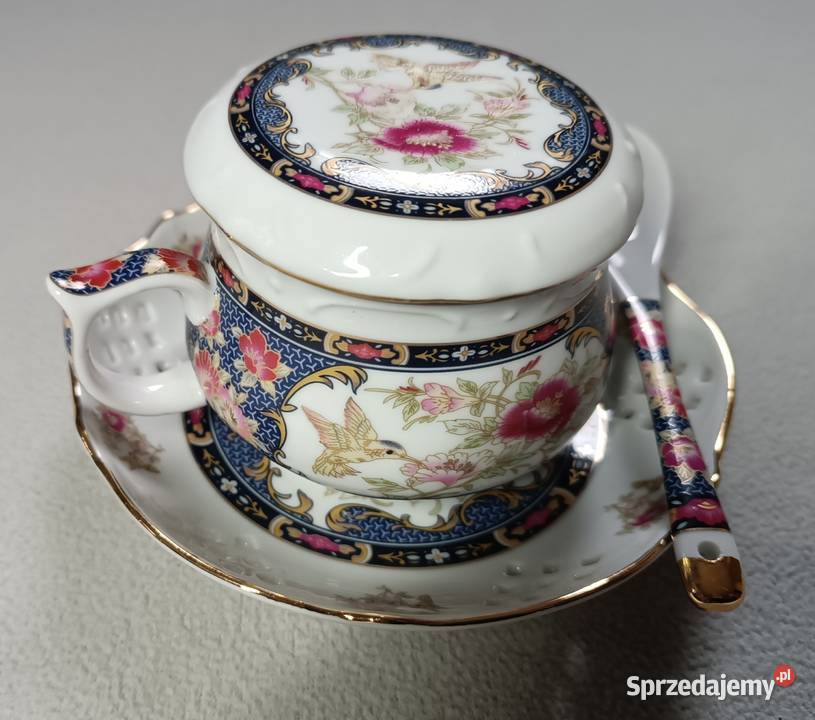 Porcelanowy chiński zaparzacz do herbaty Opole