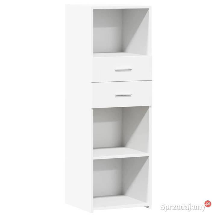 Wysoka szafka biała 40x425x124 materiał mazowieckie Warszawa sprzedam